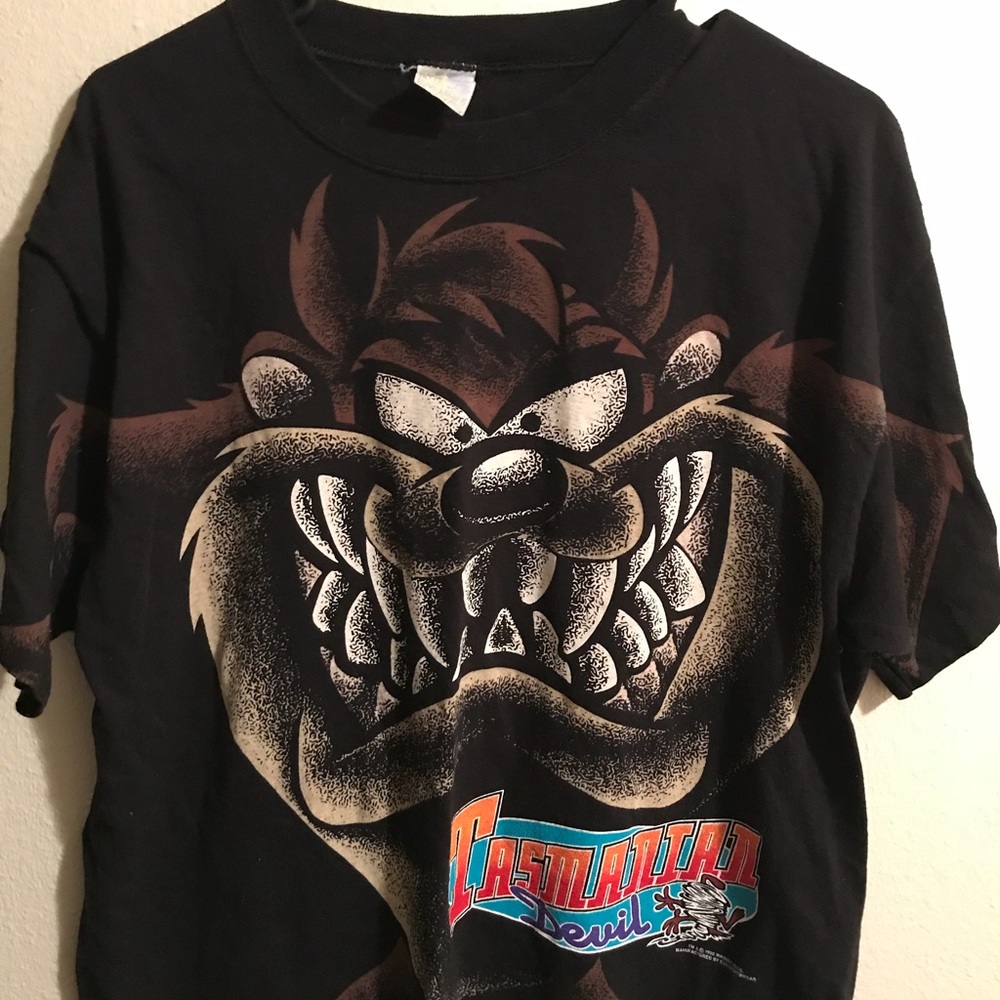 Vintage 1993 Warner Bros Taz Shirt